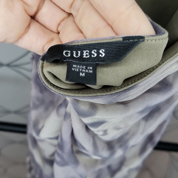 Euc guess cheetah dress size m - Picture 5 of 7